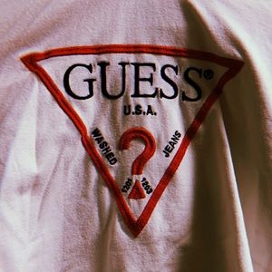 GUESS Original Crop Hoodie